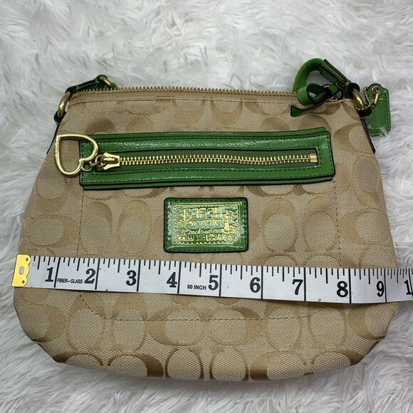 COACH Poppy Canvas Signature Crossbody - Picture 11 of 13
